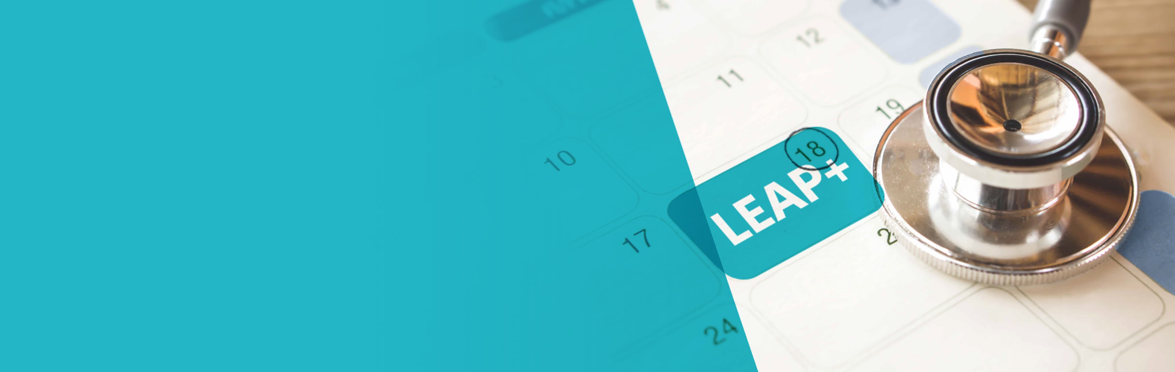Calendário e estetoscópio