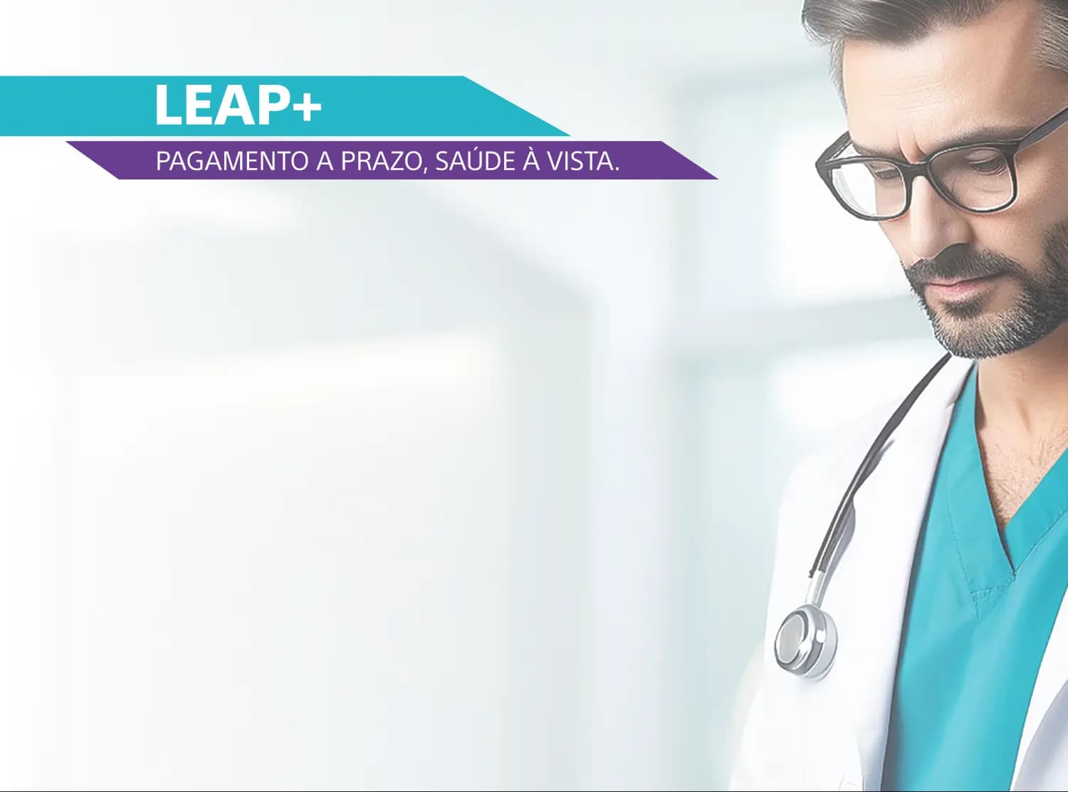 Banner LEAP+ para médicos